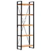 vidaXL 5-Tier Bookcase 60x30x180 cm Solid Acacia Wood