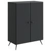 vidaXL Sideboard Black 66 x 34.5 x 90 cm Engineered Wood
