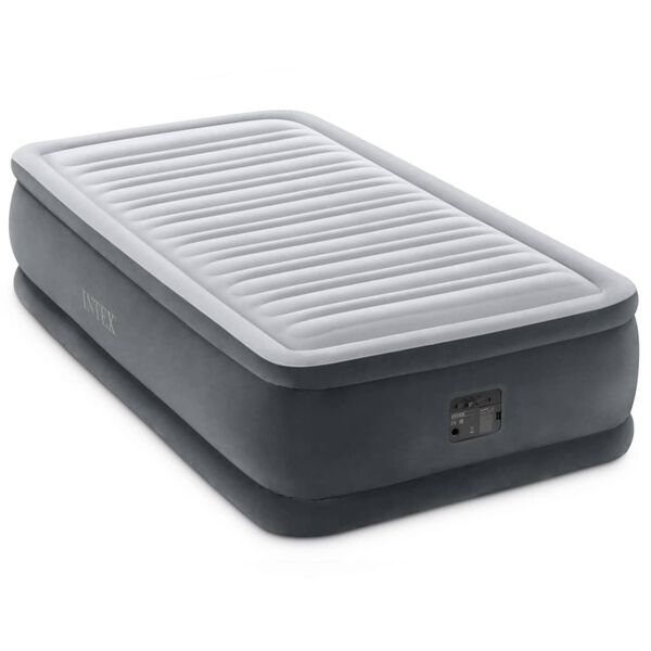 Intex Inflatable Airbed Dura-Beam Deluxe Comfort Plush Twin Size 99x191x46 cm