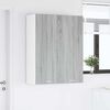 vidaXL Hanging Cabinet Grey Sonoma 80 x 31 x 100 cm Engineered Wood