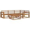 vidaXL Outdoor Sofa Set 5 pcs Natural Solid Acacia Wood