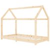 vidaXL Kids Bed Frame Solid Pine Wood 80x160 cm