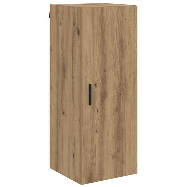 vidaXL Wall Mounted Cabinet Artisan Oak 34.5 x 34 x 90 cm