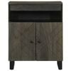 vidaXL Sideboard Black 60x33x75 cm Solid Wood Mango