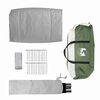 vidaXL Dome Tent with Removable Rainfly Green 455 x 252 x 178 cm
