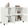 vidaXL Sideboard White 100.5x39x72 cm Steel