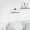 vidaXL Floating Wall Shelf Grey 23x23.5x3.8 cm MDF