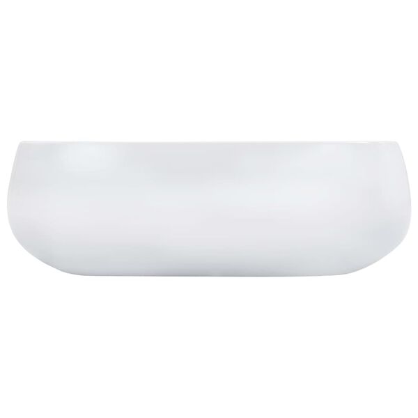 vidaXL Wash Basin 44.5x39.5x14.5 cm Ceramic White