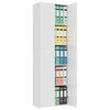 vidaXL Office Cabinet High Gloss White 60x32x190 cm Engineered Wood
