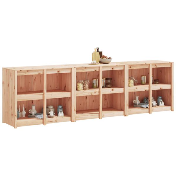 vidaXL Outdoor Kitchen Cabinets MEPPEL 3 pcs Solid Wood Pine