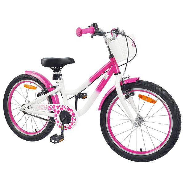 vidaXL Kids Bike 20'' for 6-11 Years Old Dark Pink