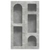 vidaXL Hanging Cabinet Concrete Grey 59 x 20 x 100 cm Engineered Wood