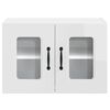 vidaXL Kitchen Cabinet Kalmar 2 pcs High Gloss White 60 x 31 x 40 cm