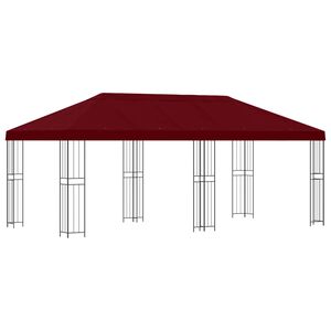 vidaXL 6 x 3 m Burgundy Polyester and Steel 190