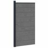 vidaXL Fence Panel WPC and Aluminium Grey