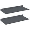 vidaXL Floating Shelf Wall-Mounted 2 pcs Anthracite 40 x 18 x 2.5 cm