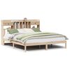 vidaXL Bookcase Bed without Mattress 180x200 cm Super King Solid Wood Pine