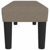 vidaXL Bench Taupe 100 x 30 x 30 cm Fabric