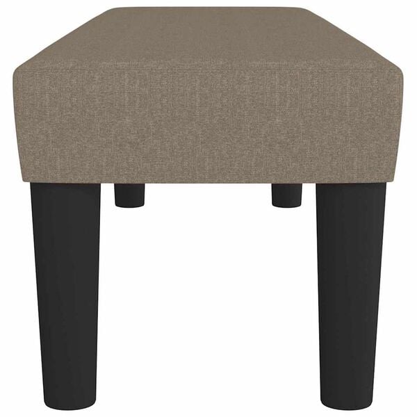 vidaXL Bench Taupe 100 x 30 x 30 cm Fabric