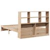 vidaXL Bookcase Bed without Mattress 160x200cm Solid Wood Pine
