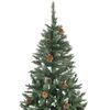 vidaXL Artificial Pre-lit Christmas Tree with Ball Set 180 cm