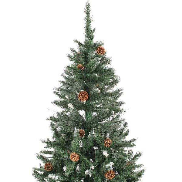 vidaXL Artificial Pre-lit Christmas Tree with Ball Set 180 cm