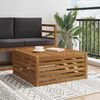 vidaXL Outdoor Corner sofa Solid Acacia Wood Natural 83 x 83 x 73 cm