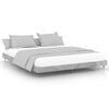 vidaXL Bed Frame without Mattress Concrete Grey 120x200 cm