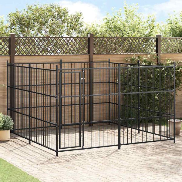 vidaXL Outdoor Dog Kennel 300x300x185 cm