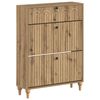 vidaXL Shoe Cabinet ALKMAAR 78 x 24 x 103 cm Engineered Wood