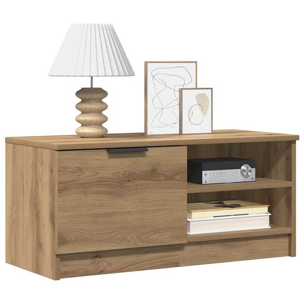 vidaXL TV Cabinets 2 pcs Artisan Oak 80x35x36.5 cm Engineered Wood