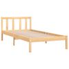 vidaXL Bed Frame without Mattress Solid Wood Single