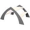 AXI Children's Picnic Table Kylo Grey and White A031.021.00