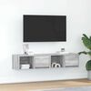 vidaXL TV Cabinets 2 pcs Grey Sonoma 60x31x25.5 cm Engineered Wood