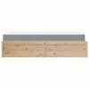 vidaXL Bed with Mattress 90x200 cm Solid Wood Pine