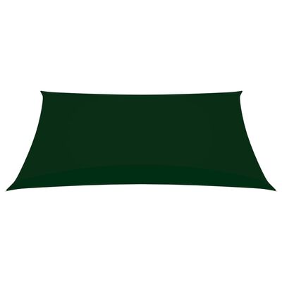 vidaXL Sunshade Sail Oxford Fabric Rectangular 2x4 m Dark Green