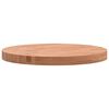 vidaXL Table Top &Oslash;50x4 cm Round Solid Wood Beech