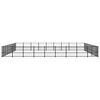 vidaXL Outdoor Dog Kennel Steel 76.21 m²