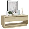 vidaXL TV Cabinet Sonoma Oak 102x41x44 cm Engineered Wood