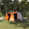 vidaXL Dome Tent with Roof Other Grey and Orange 384 x 254 x 170 cm