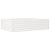 vidaXL Garden Planter White 90x60x23 cm Solid Wood Pine