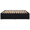 vidaXL Bed Frame without Mattress Black&nbsp;Super King Fabric