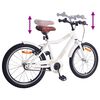 vidaXL Kids Bike 24'' for 8-12 Years Old white