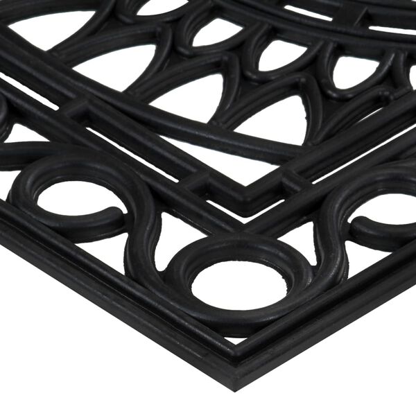 vidaXL Door Mat Rectangular 45x75 cm Rubber