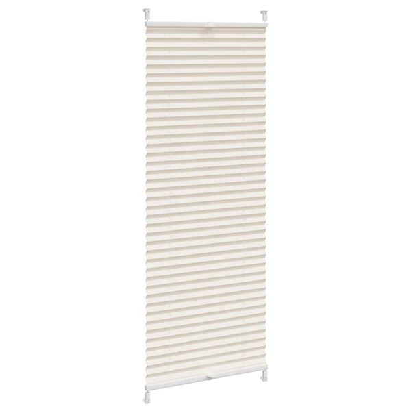 vidaXL Plisse Blind 40x125cm Cream
