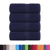 vidaXL Guest Towels "FROGN" 4 pcs Navy Blue 30x50 cm 360 gsm