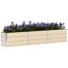 vidaXL Planter Ivory 240 x 40 x 45 cm Steel