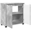 vidaXL Bathroom Basin Cabinet with Shelf Concrete Grey 60 x 30 x 60 cm