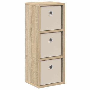 vidaXL Sideboard with Drawer Sonoma Oak 25.5 x 22 x 69.5 cm