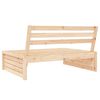 vidaXL Garden Middle Sofa 120x80 cm Solid Wood Pine